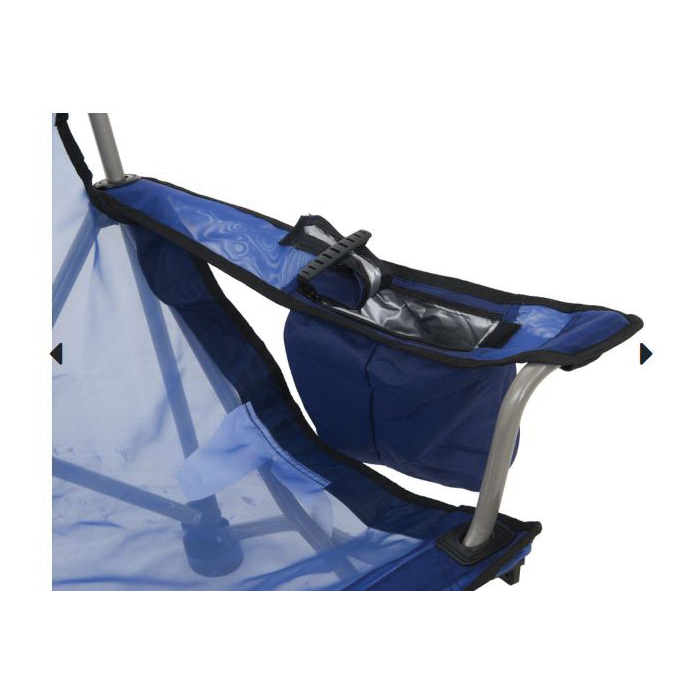 Alps Mountaineering 8143502 Getaway Chair, 22 in OAL, 31 in OAW, 29-1/2 in OAH, Steel Frame, Nylon Mesh/Polyester Seat - 2