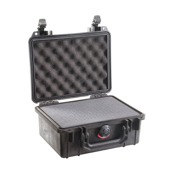 Pelican 1150WF Protector Case with Polyurethane Foam, 9.44 in L, 7.8 in W, 4.29 in H, Polypropylene, Black - 2