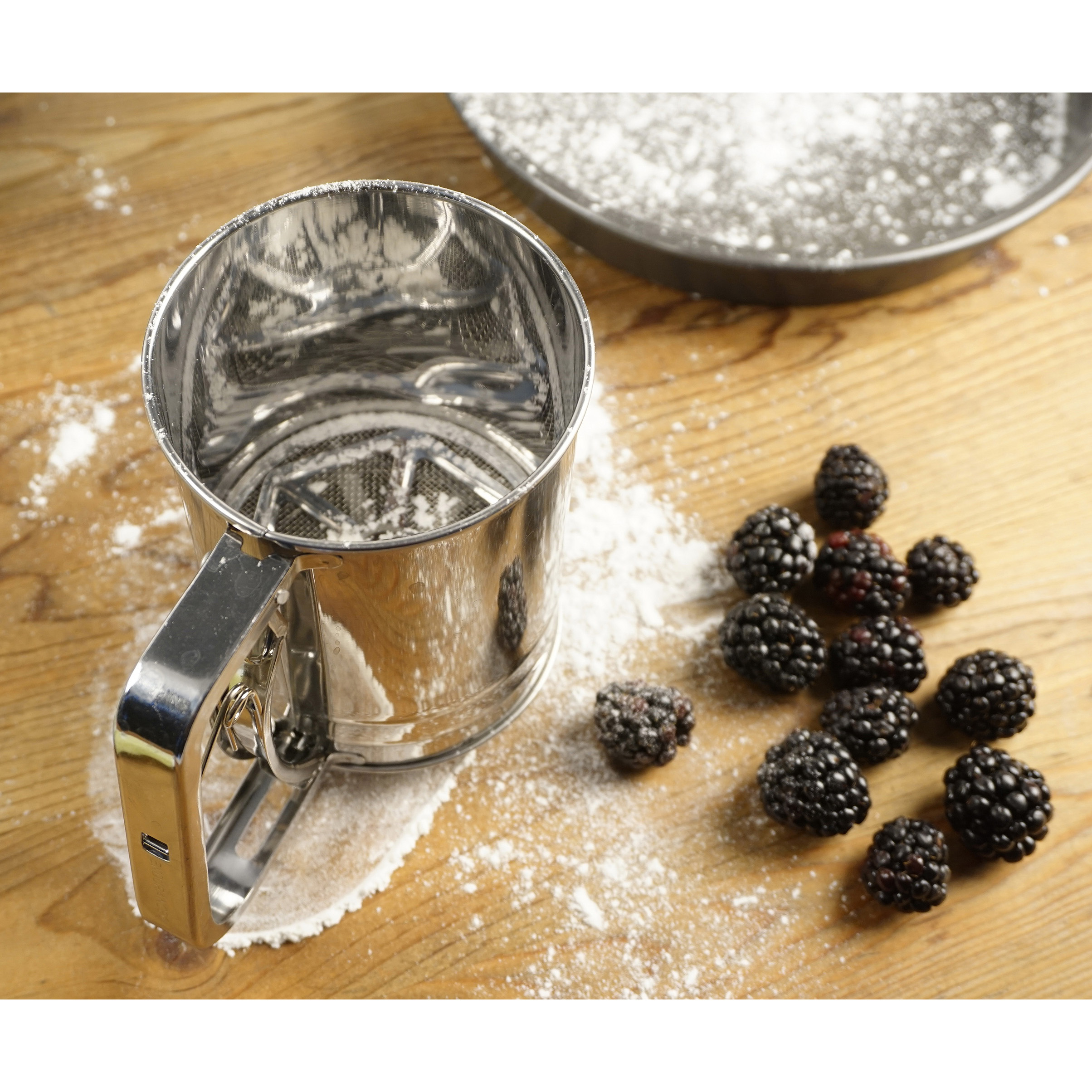 Endurance SIFT-3TM Mesh Flour Sifter, 3 Cup, Stainless Steel - 5
