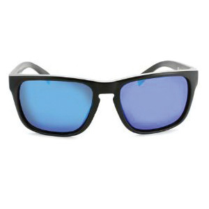 Optic Nerve 16186 Ziggy Sunglasses, Matte Black Frame, Polarized, Green/Smoke Lens - 2