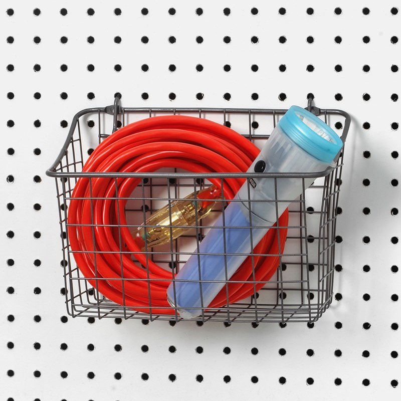 Spectrum 88176 Large Basket, Steel, Gray - 4