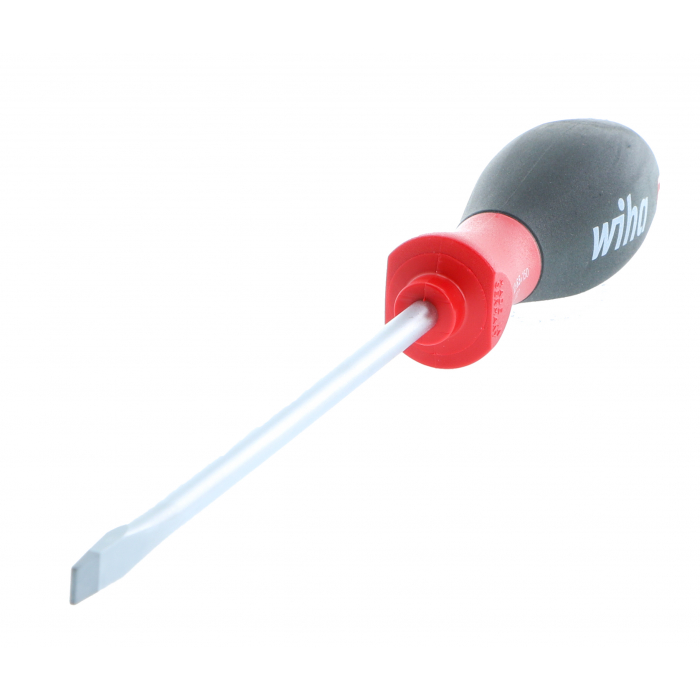 Wiha 30225 Softfinish Screwdriver, 0.255 in Drive, Slotted Drive, 10.9 in OAL, 5.9 in L Shank, Cushion-Grip Handle - 4