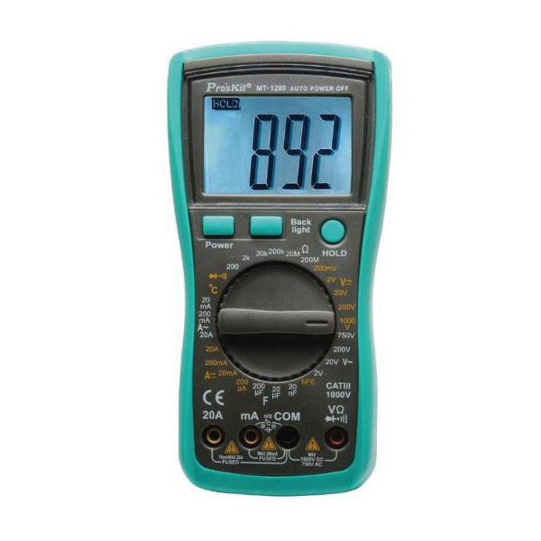 eclipse MT-1280 Multimeter, Digital Display - 2