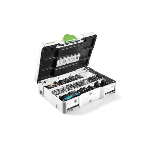 Festool 203170 Connector Set, Includes: (50) Dark Brown, Silver, White, Gray Cover Caps - 2