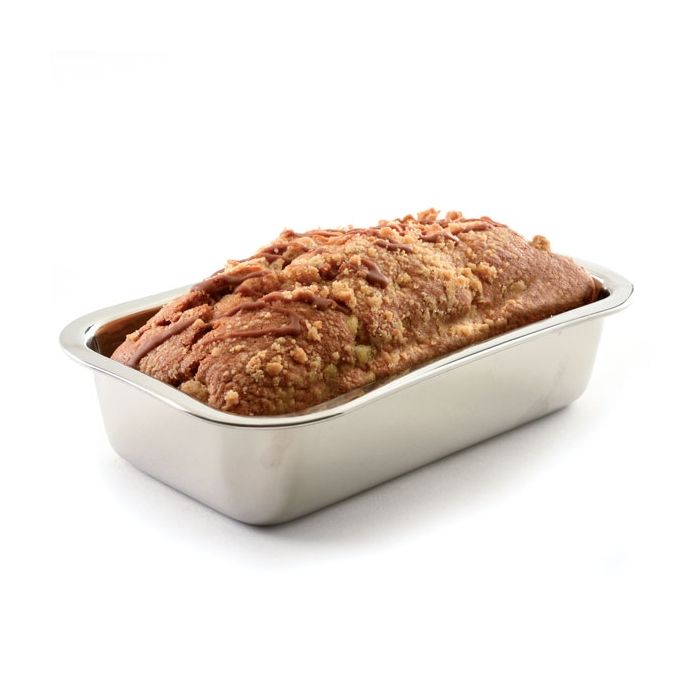 Norpro 3849 Loaf Pan, 8-1/2 in L, 2-1/2 in W, 4-1/2 in H, Stainless Steel, Mirror - 2