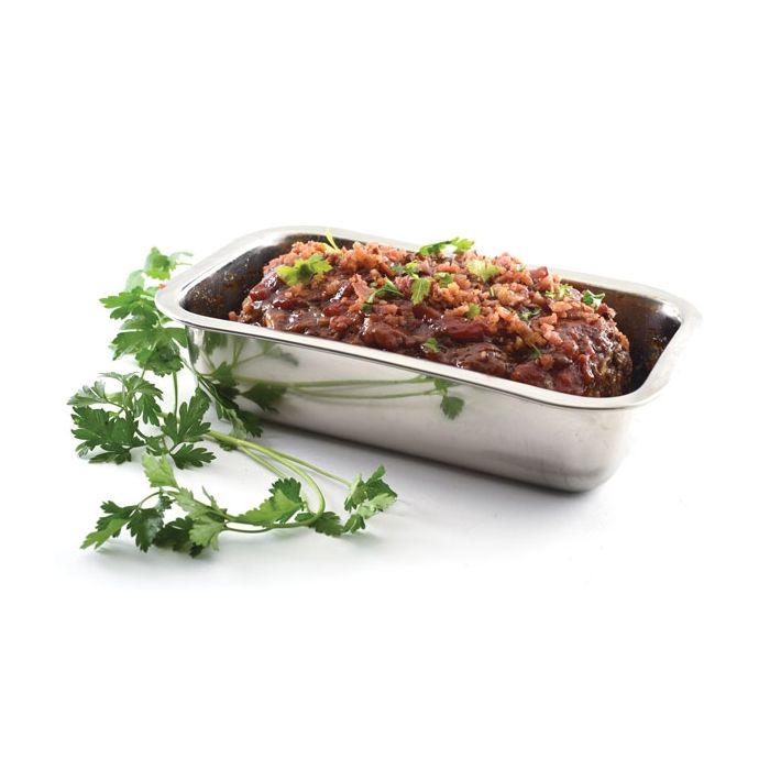 Norpro 3849 Loaf Pan, 8-1/2 in L, 2-1/2 in W, 4-1/2 in H, Stainless Steel, Mirror - 4