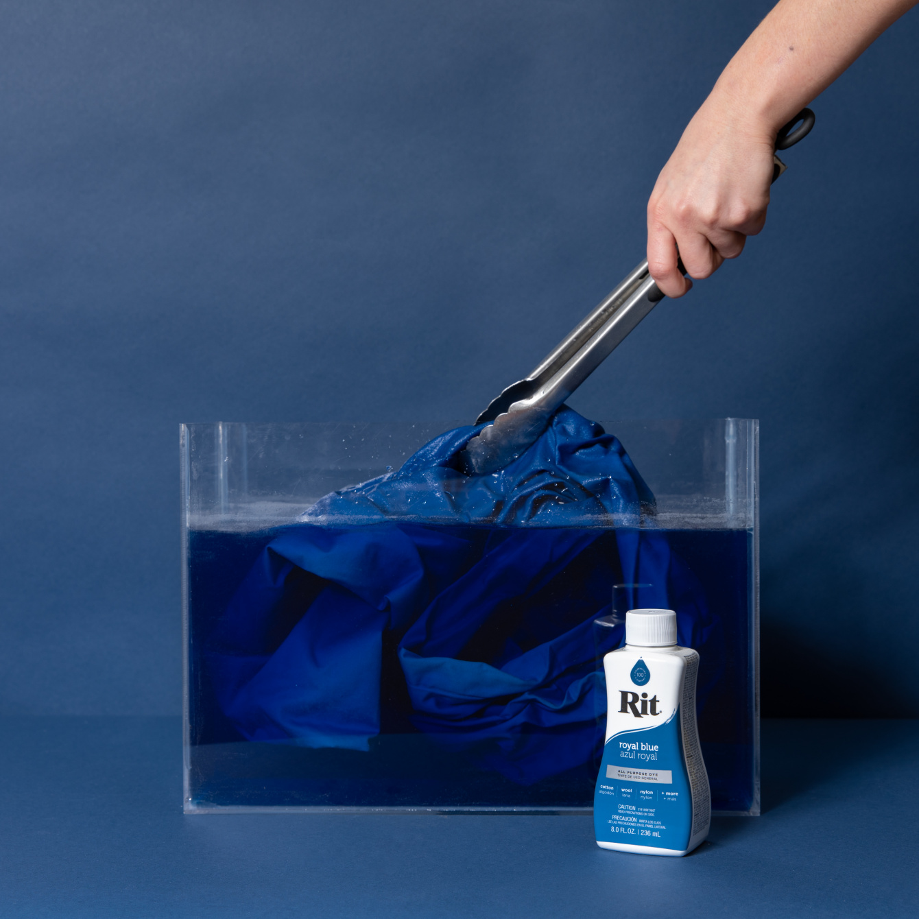 Rit Dye 88290 Fabric Dye, Liquid, Royal Blue, 8 oz - 2