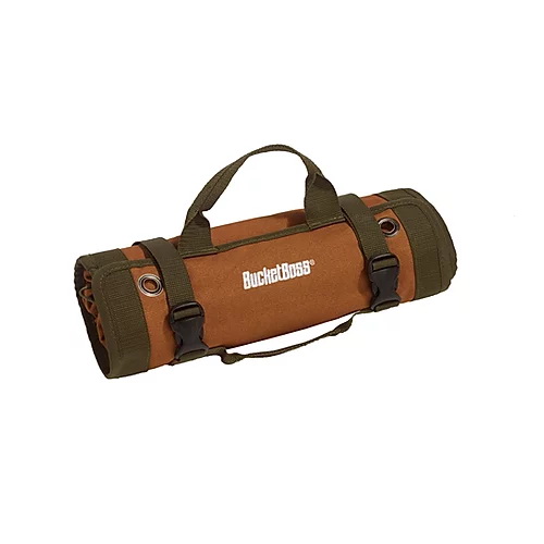Bucket Boss 74004 Super Roll, 26 in W, 14-1/2 in Opened, 6 in Rolled D, 6-Pocket, Canvas - 2