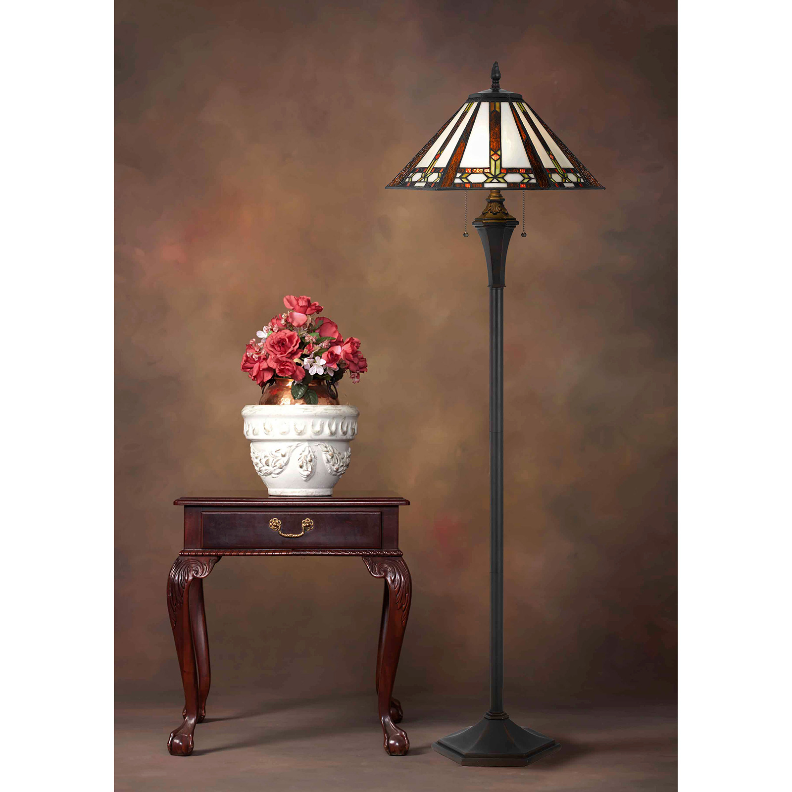 CAL BO-2717FL Floor Lamp, 110 to 120 V, 120 W, 2-Lamp, Incandescent Lamp, Resin - 2