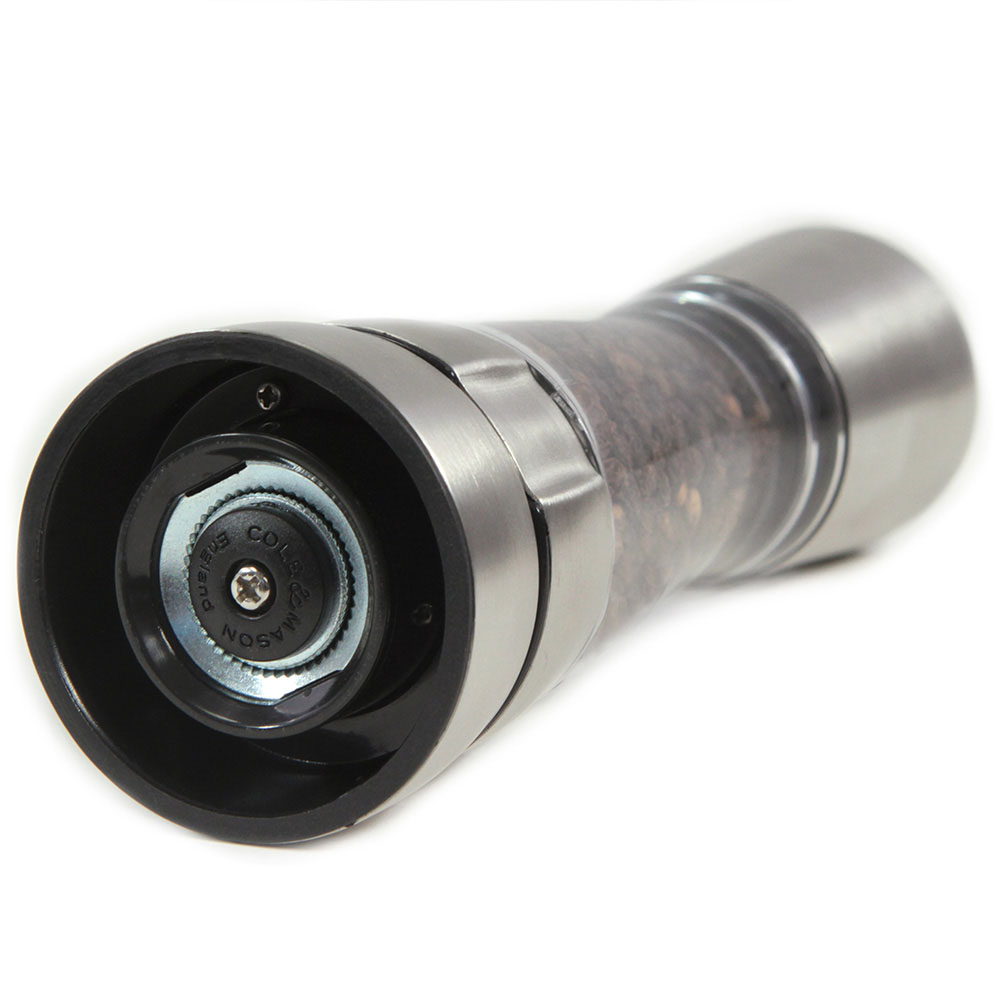 Cole & Mason H59401G Pepper Mill, Acrylic/Stainless Steel, Clear/Silver - 4