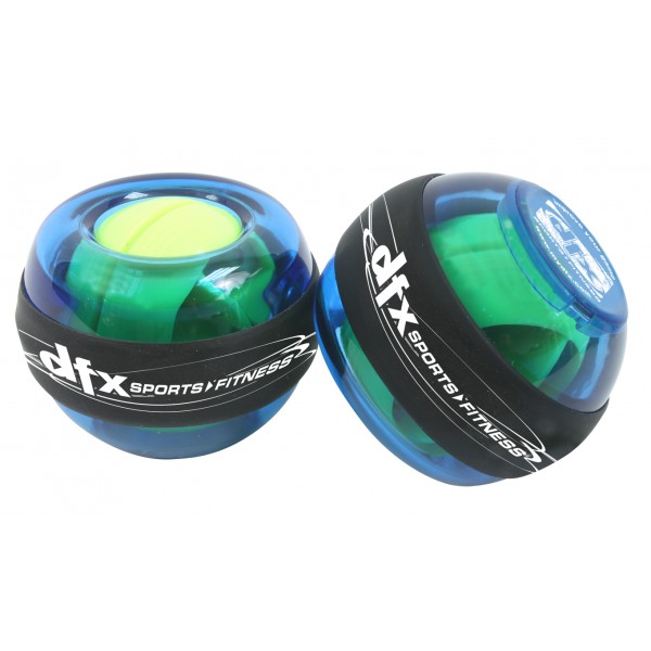 DFX 10000 Gyro Exerciser, 2 lb, Black/Blue - 2