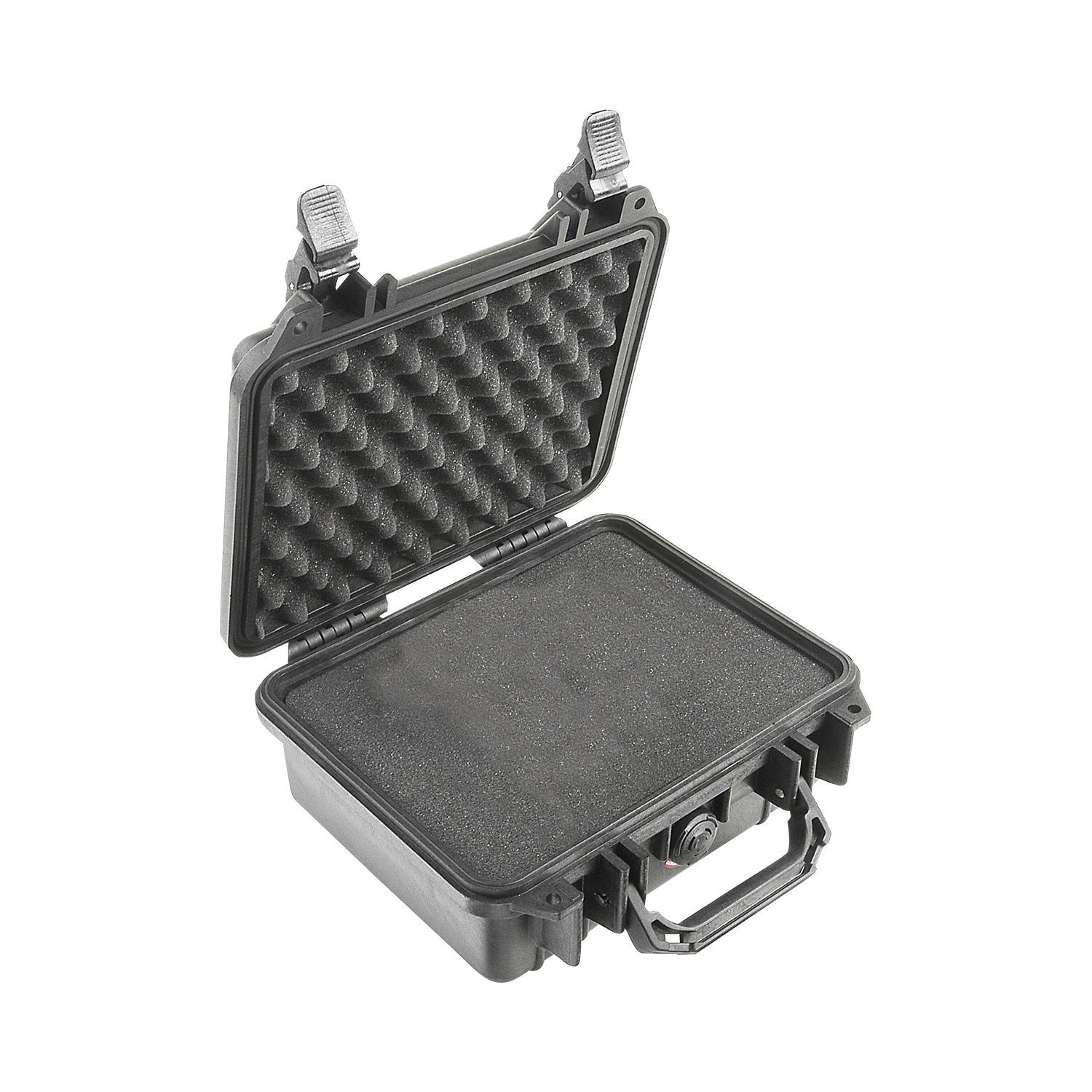 Pelican 1200-000-110 Protector Case, 10.62 in L, 9.68 in W, 4.87 in H, Polypropylene, Black - 2