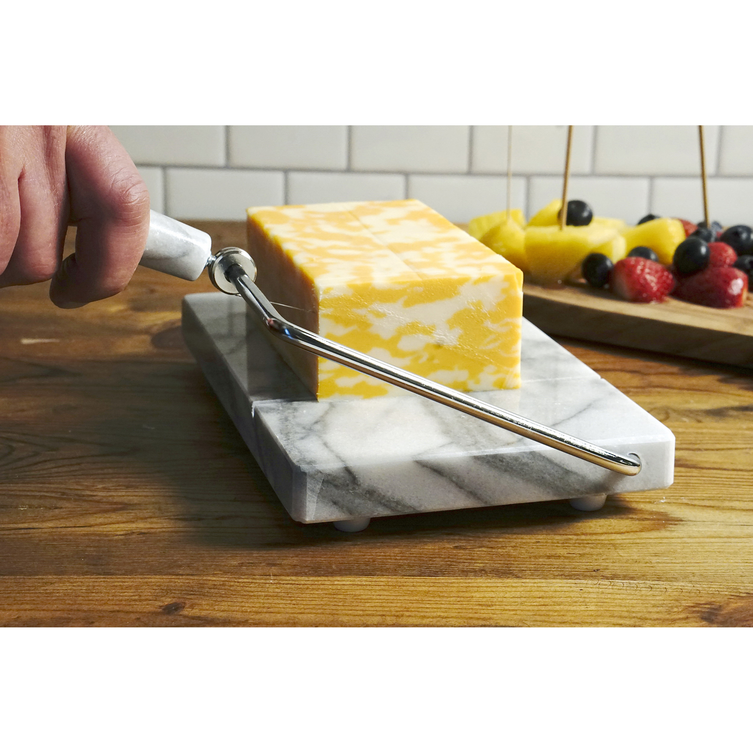 Rsvp International WMCS Wire Cheese Slicer, White - 4