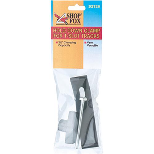 Shop Fox D2726 Hold Down Clamp, 2-1/2 in Max Opening Size, Aluminum Body - 2