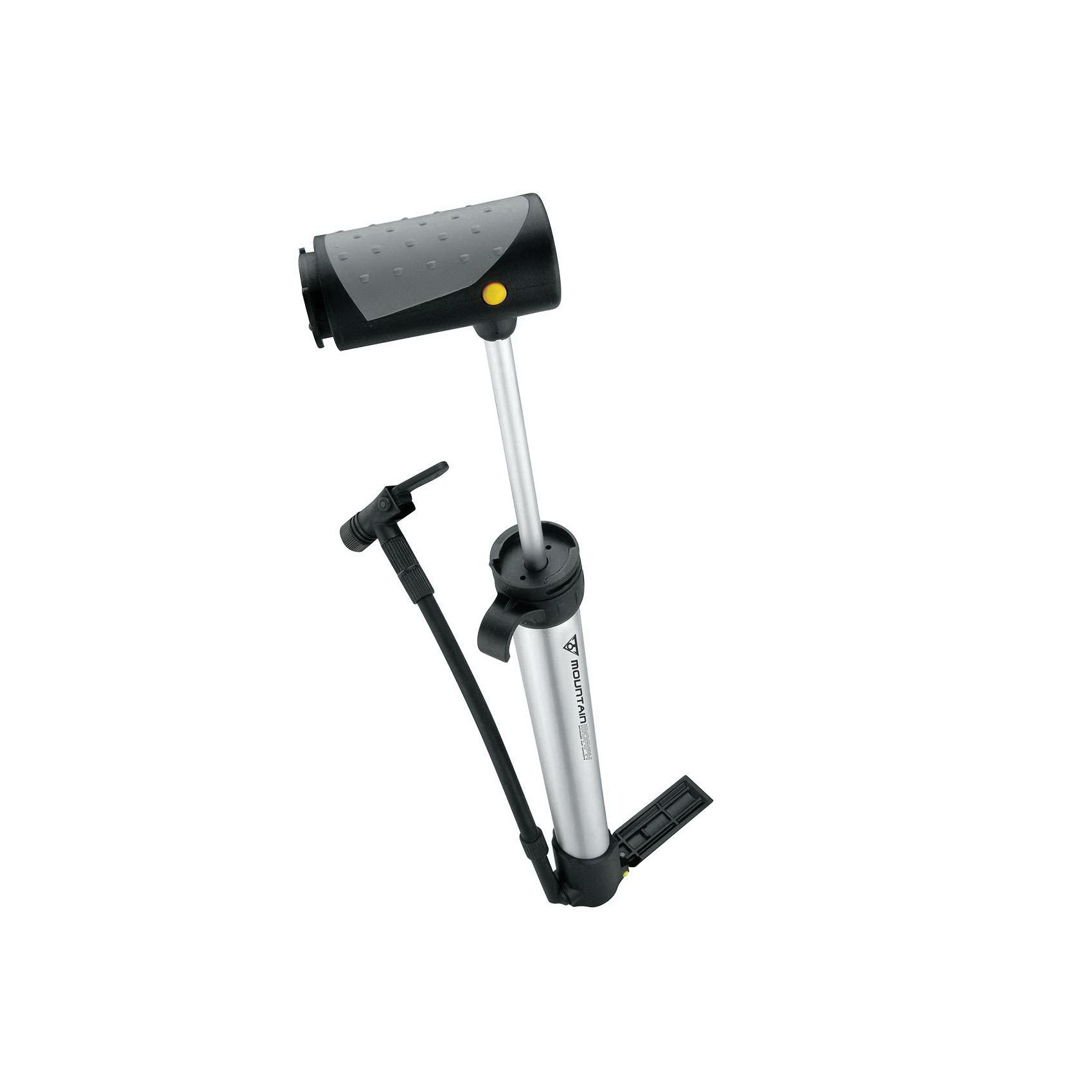 Topeak TMP-2 Mountain Morph Pump, 13.8 x 2.3 x 1.2 in, 160 psi Max Pressure, Dunlop, Presta, Schrader Valve - 2