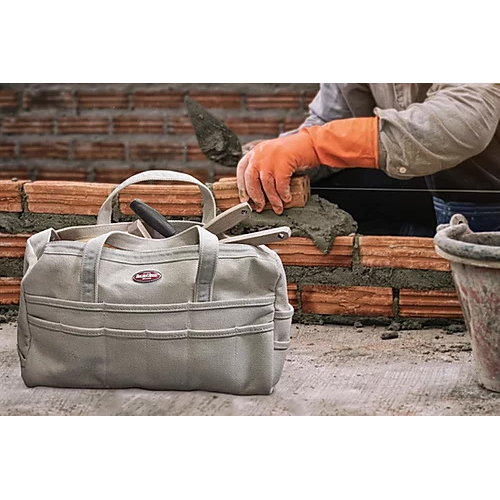 Bucket Boss 60002 Bag, 6 in W, 17 in D, 10-1/2 in H, 30-Pocket, Canvas - 2