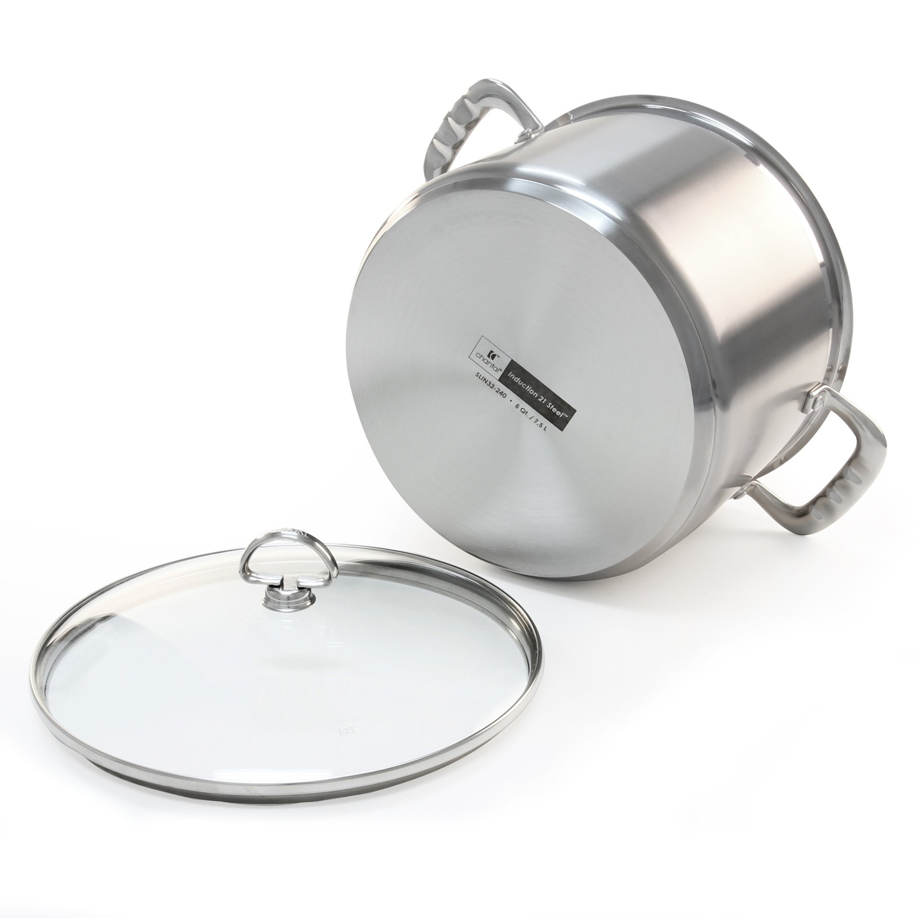 Chantal SLIN33-240 Stock Pot with Lid, 8 qt Capacity, Steel - 4