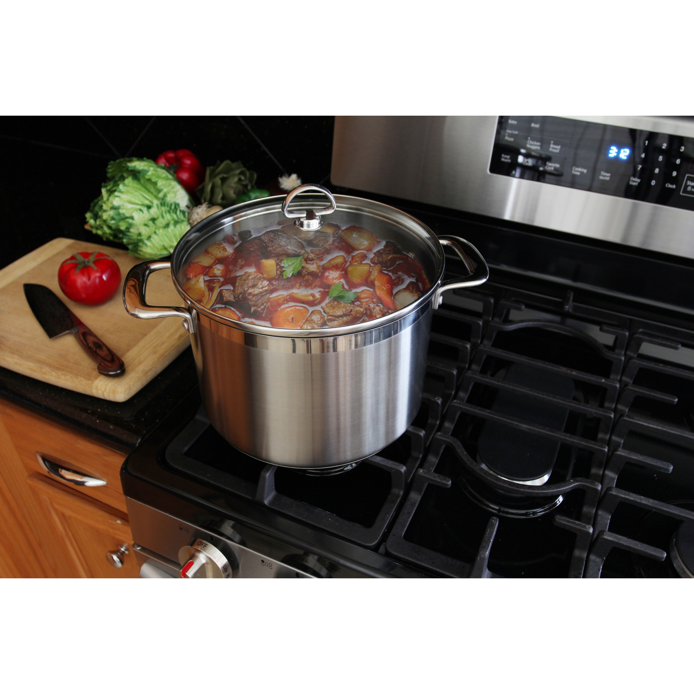 Chantal SLIN33-240 Stock Pot with Lid, 8 qt Capacity, Steel - 5