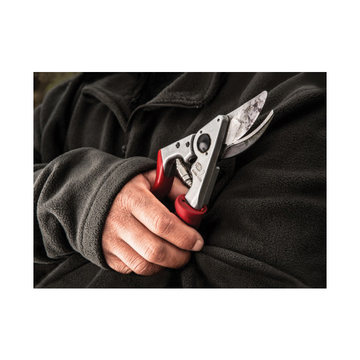 Felco F-7 Pruning Shear, Red Handle, 0.98 in Cutting Capacity, Steel Blade, Aluminum Handle, 8.3 in L - 2