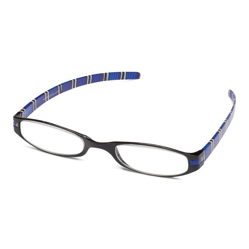 Wink Reading Glass 12941 Reading Glasses, +1.25 Magnification, Blue Stripe Frame - 2