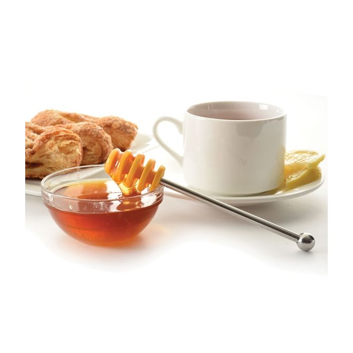 Norpro 7461D Honey Dipper, 6 in L, Stainless Steel/Silicone - 4