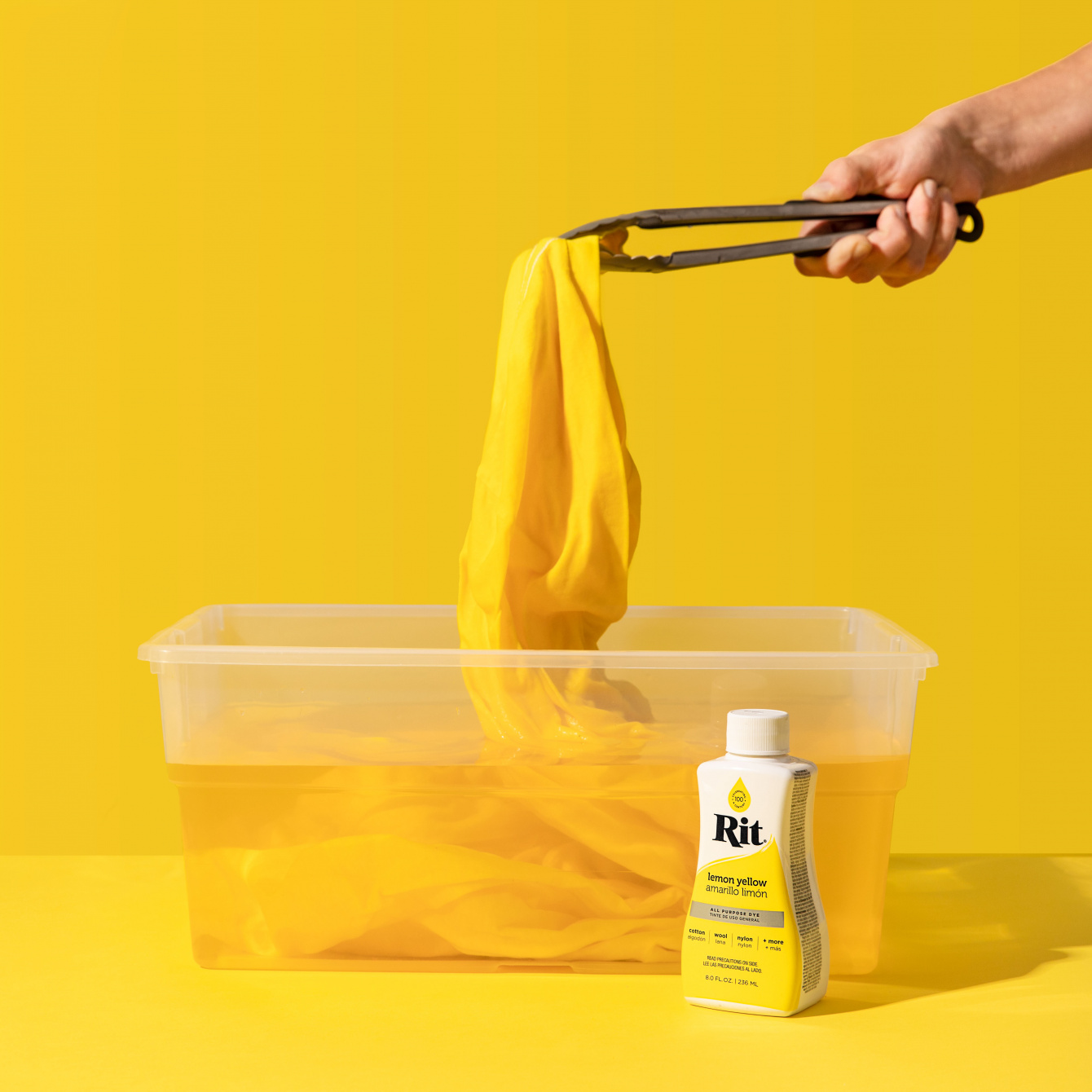 Rit Dye 88010 Fabric Dye, Liquid, Lemon Yellow, 8 oz - 2