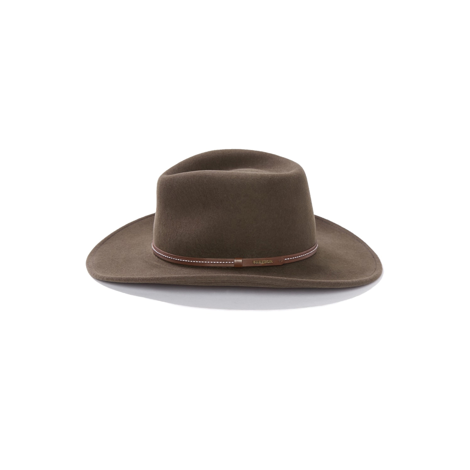 Stetson Gallatin Series SWGLTN8132S Outdoor Hat, Men's, S, Leather, Sage - 2
