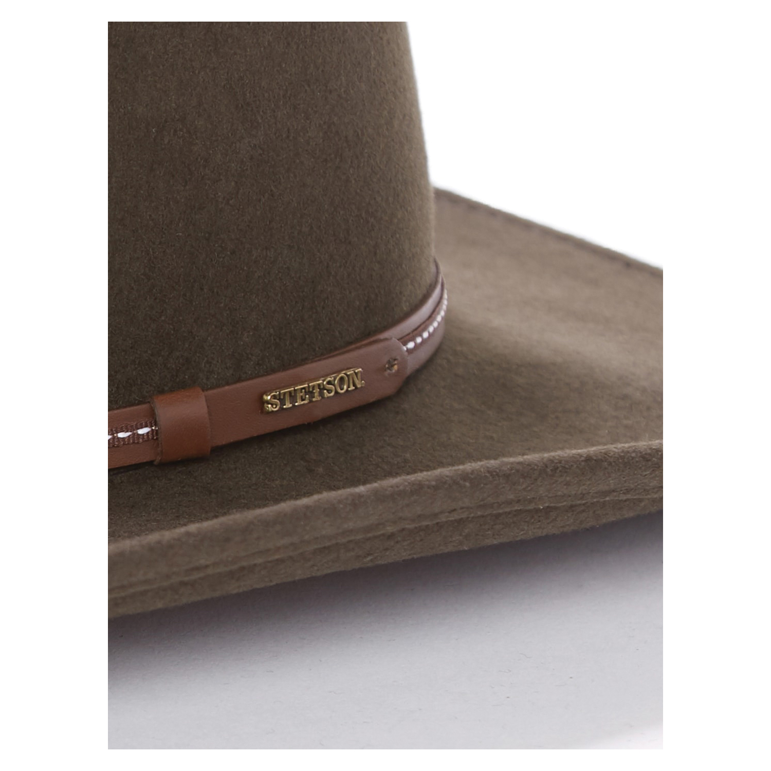 Stetson Gallatin Series SWGLTN8132S Outdoor Hat, Men's, S, Leather, Sage - 5
