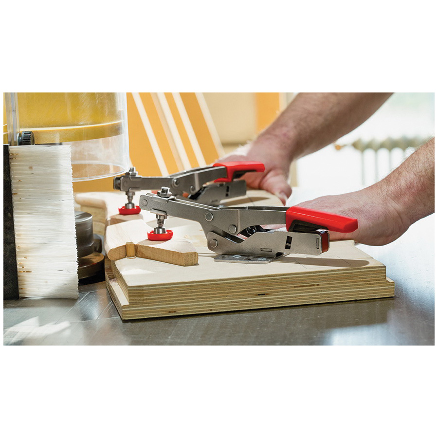 Bessey STC-HH20 Toggle Clamp, 450 N Clamping, 13/16 in Max Opening Size, 1/2 to 1-1/4 in D Throat, Steel Body - 3