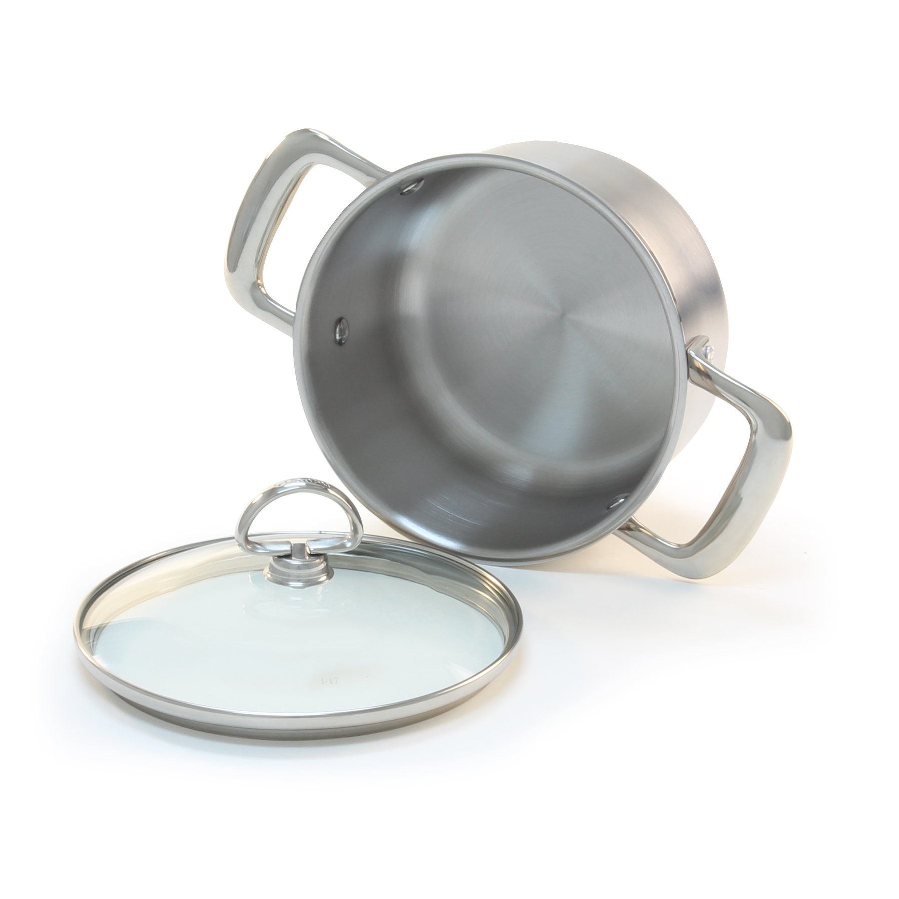 Chantal SLIN32-160 Soup Pot with Lid, 2 qt Capacity, Steel, Ergonomic Handle - 3
