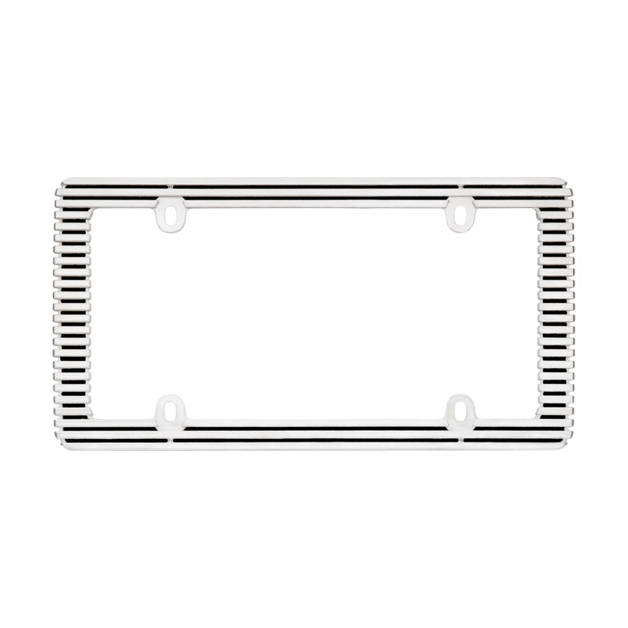 Cruiser Accessories Billet 58350 License Plate Frame, 12.6 in L, 6.6 in W, Metal - 2
