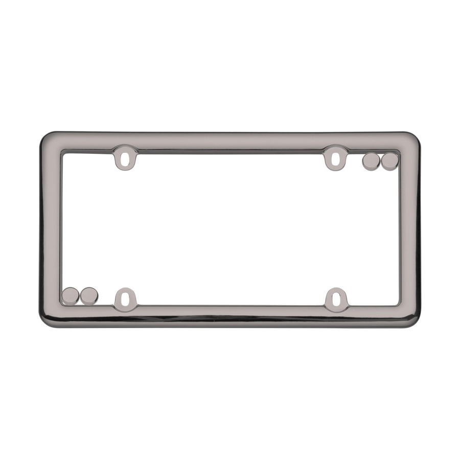 Cruiser Accessories Nouveau 20680 License Plate Frame, 12.7 in L, 6.7 in W, Metal, Black - 2