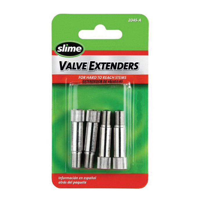 Slime 2045-A Tire Valve Extender, 1-1/4 in L, Metal - 2