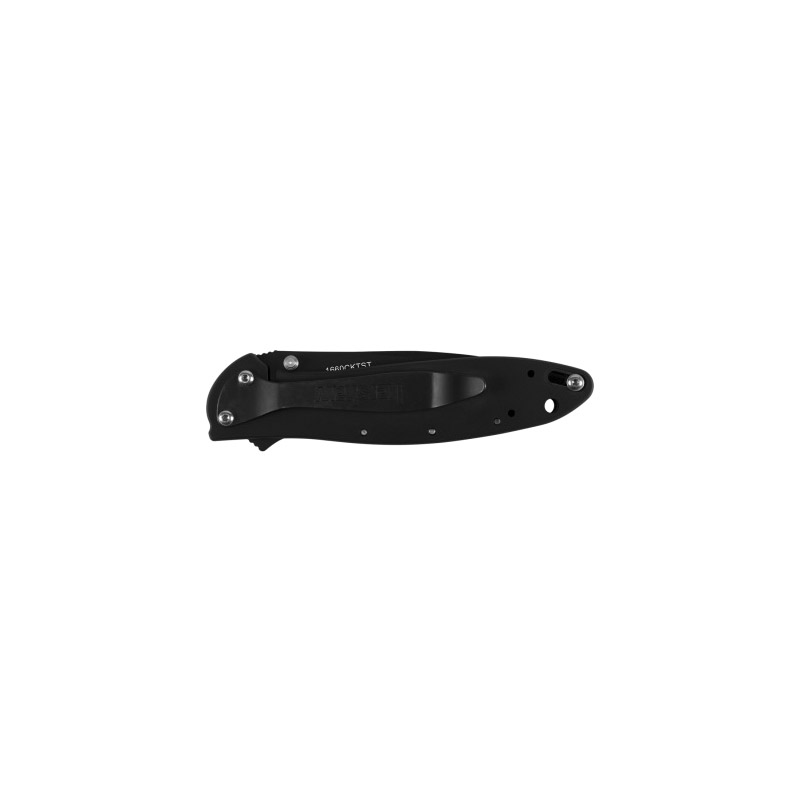 Kershaw Leek Series 1660CKTST Pocket Knife, Partially Serrated Blade, DLC-Coated Blade, 7 in OAL, 3 in L Blade - 2