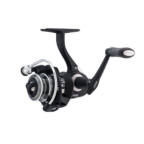 Mitchell 310 Spinning Reel, 4 lb Line, 4/160, 6/110, 8/90 lb/yd Braid, 5.2:1 Gear Ratio, Aluminum - 2