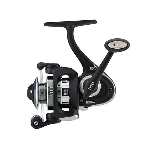 Mitchell 310 Spinning Reel, 4 lb Line, 4/160, 6/110, 8/90 lb/yd Braid, 5.2:1 Gear Ratio, Aluminum - 3