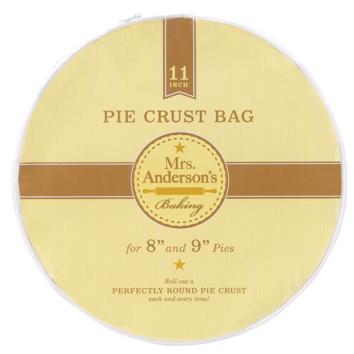 Mrs. Anderson's Baking 7406-11 Pie Crust Maker Bag, Plastic, Clear, For: 8 and 9 in Pies - 2