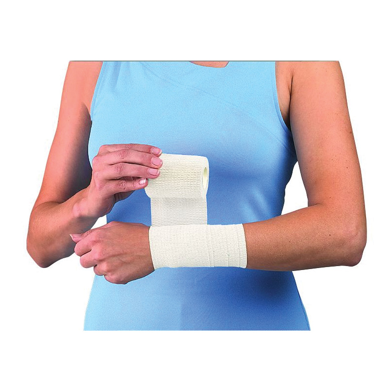 Mueller 430613A Sports Wrap, 3 in W, 5 yd L, Fabric Bandage - 2