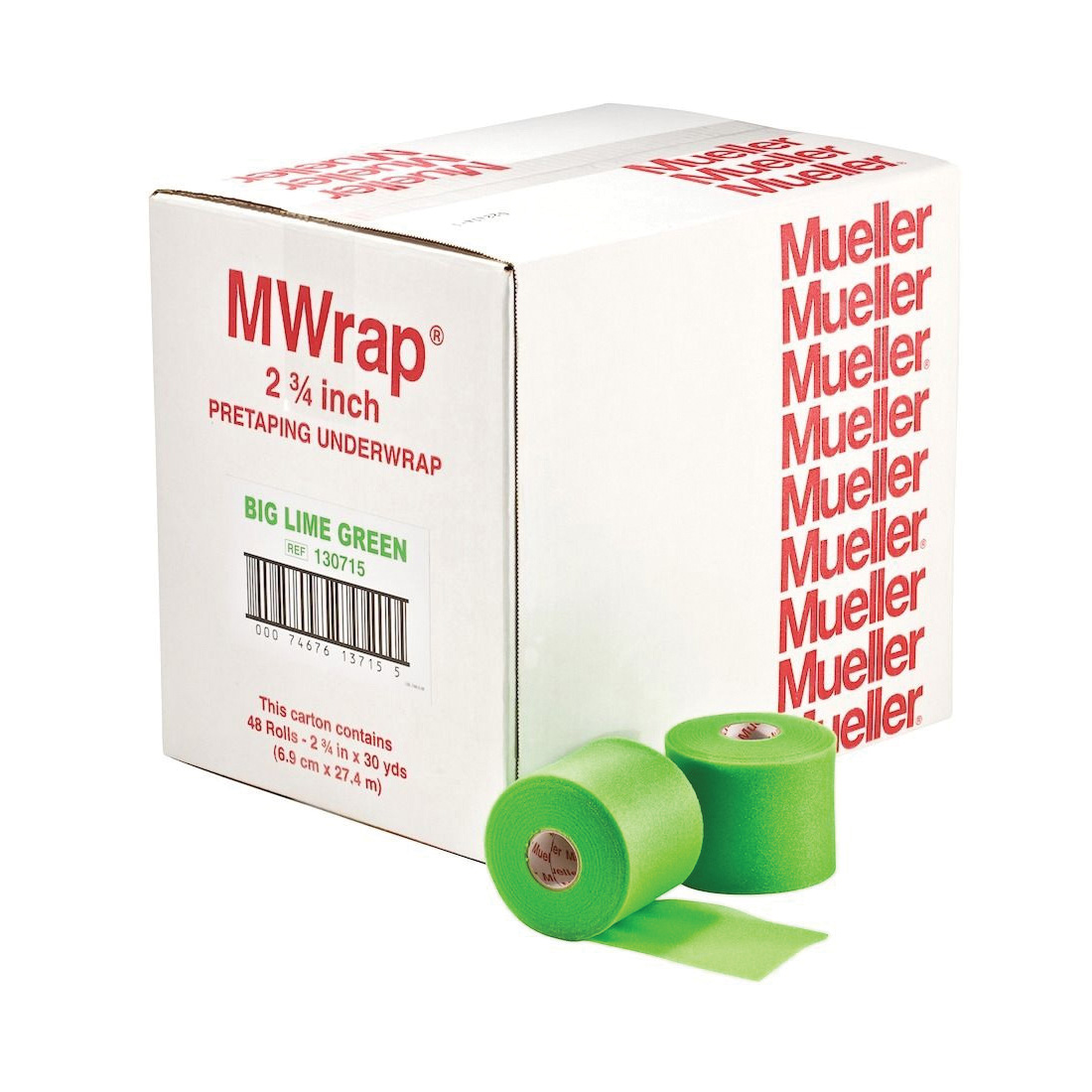 Mueller 430717 Pre-Taping Underwrap, 2-3/4 in W, 21.4 yd L, Foam Bandage - 2