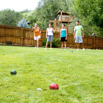 Park & Sun BB-109E Bocce Ball Set, 109 mm Dia, Poly Resin - 4