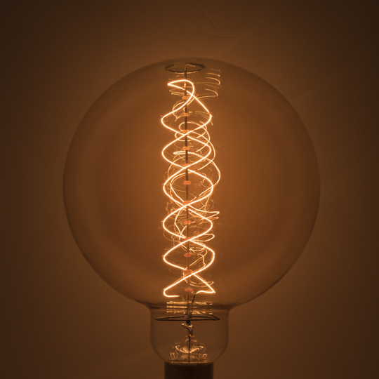 Bulbrite 137401 Incandescent Bulb, 60 W, G63 Lamp, Medium E26 Lamp Base, 160, 2200 K Color Temp, Amber - 3