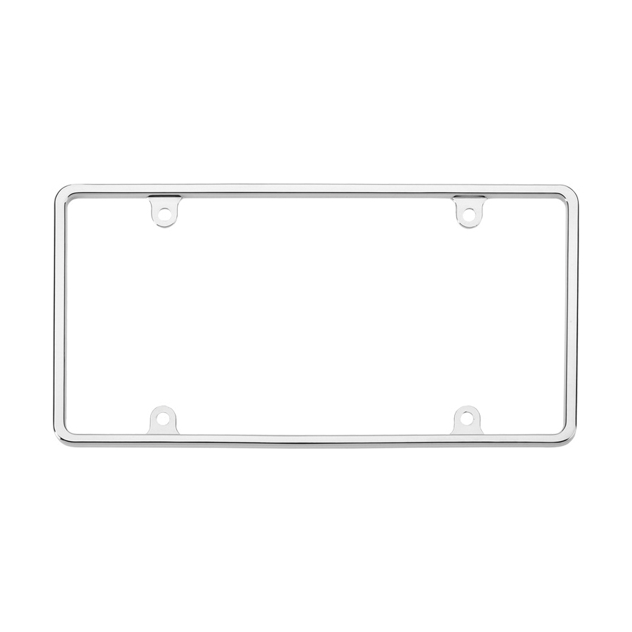 Cruiser Accessories Slim Rim 21330 License Plate Frame, 12.1 in L, 6.1 in W, Metal - 2