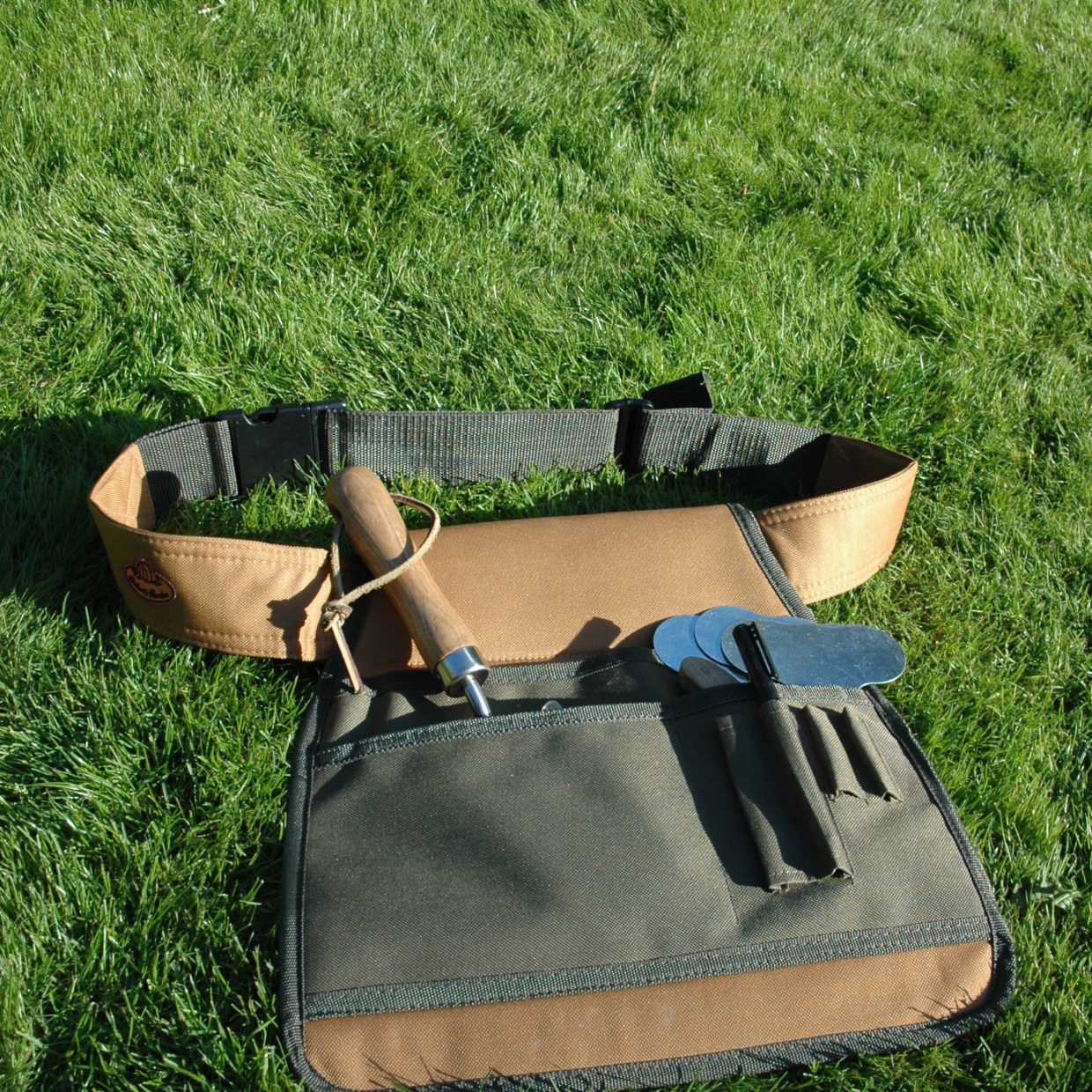 Esschert Design GT04 Garden Tool Belt, 3.8 cm L, Canvas/Polyester/Polypropylene - 3