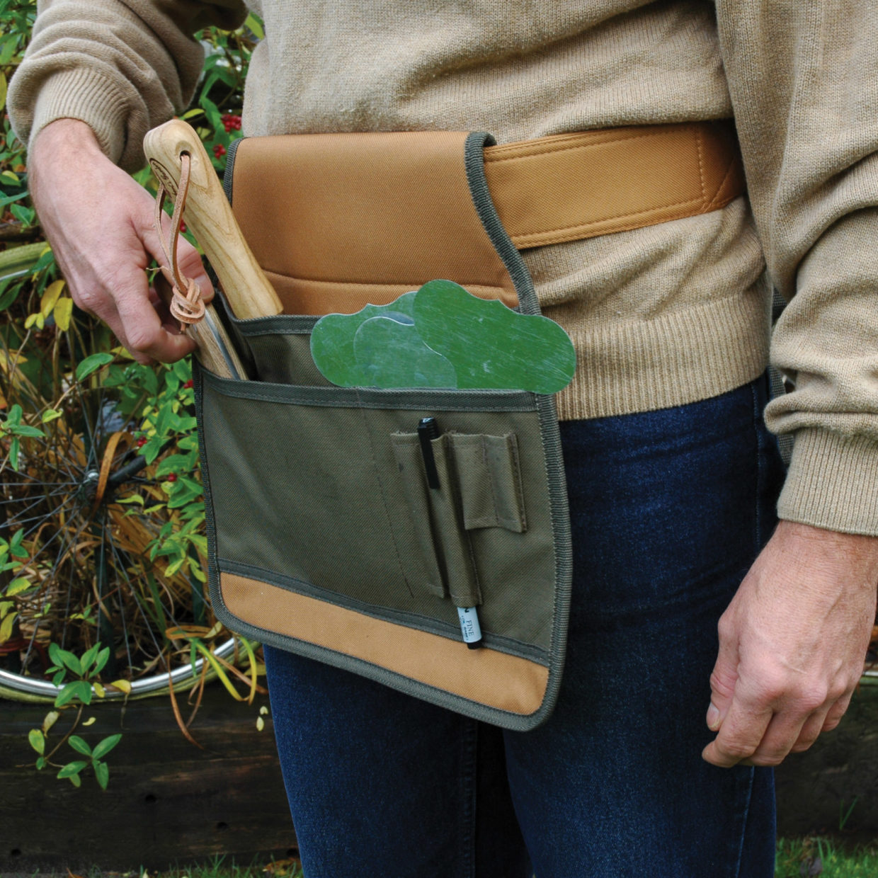 Esschert Design GT04 Garden Tool Belt, 3.8 cm L, Canvas/Polyester/Polypropylene - 5