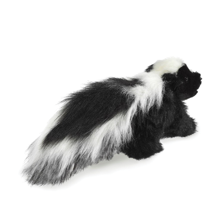 Folkmanis 2250 Puppet, Skunk, Black/White - 3
