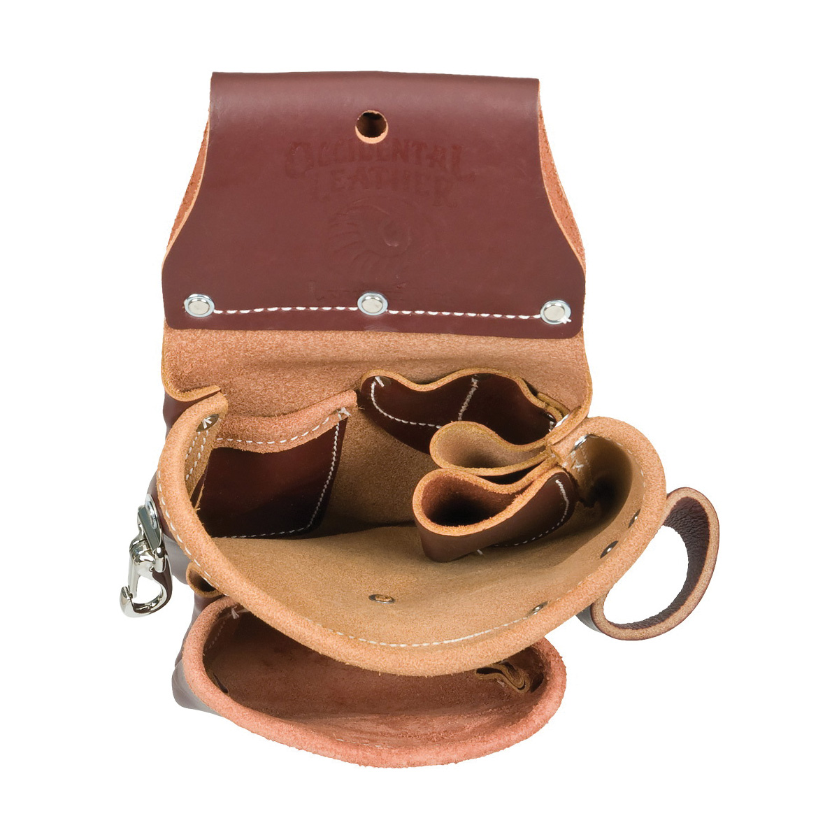 Occidental Leather Pro Trimmer Series 6102 Tool Bag, 7-1/2 in W, 8 in H, 9-Pocket - 3