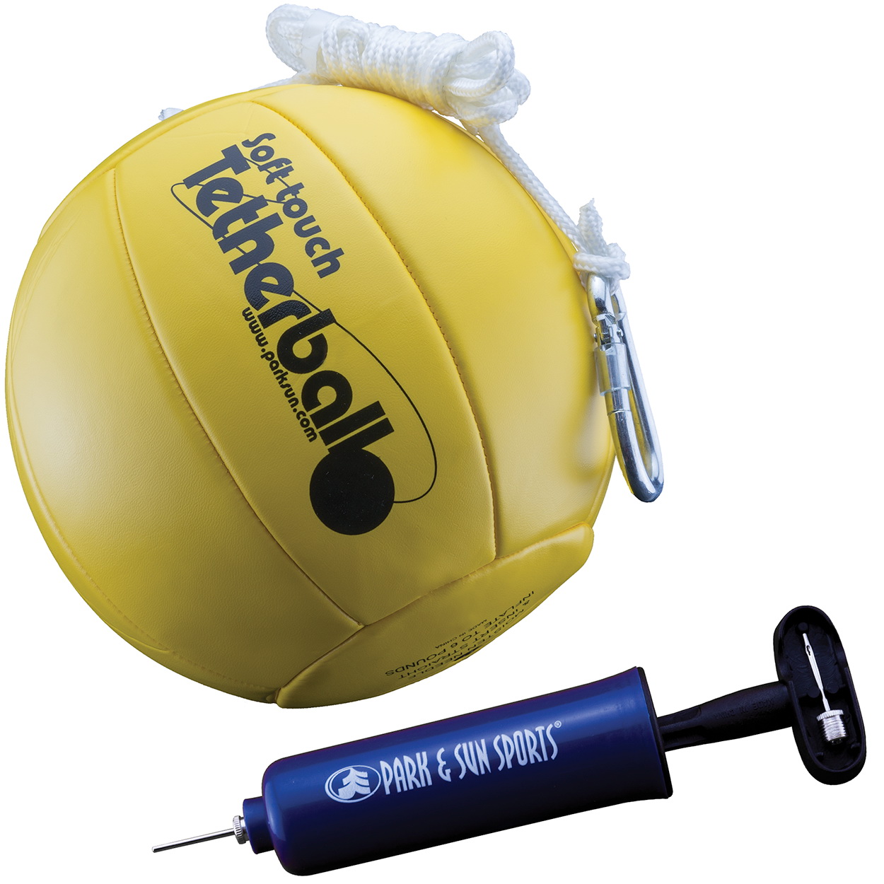 Park & Sun TP-SET Tetherball Set with Ball, 1-5/8 in Pole, Nylon - 2