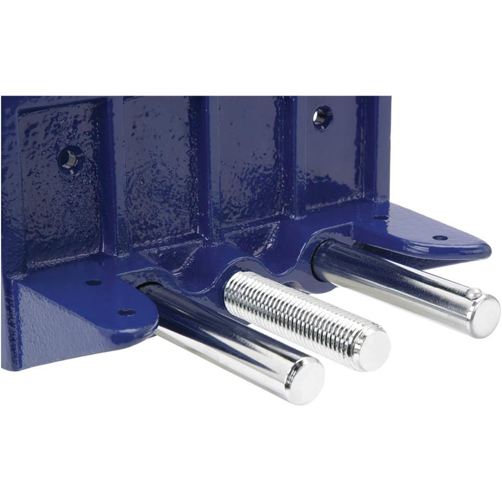 Shop Fox D2254 Wood Vise, 5-5/8 in Jaw Opening, 6 in W Jaw, 5-3/4 in D Throat, Iron/Steel - 4
