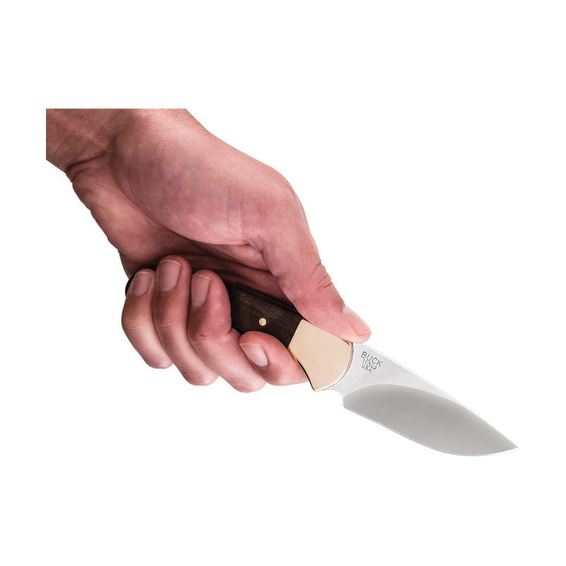 Buck 0113BRS-B Ranger Knife, 3-1/8 in L Blade, Stainless Steel Blade, Crelicam Handle, 7-1/4 in OAL - 3