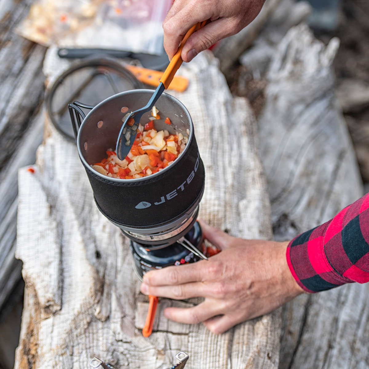 Jetboil MNMCB MiniMo Cooking System, Jetpower, Metal, Carbon - 4